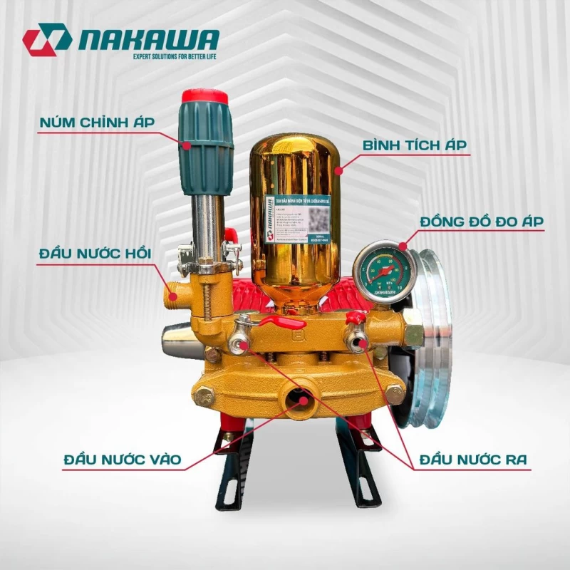 Đầu phun áp lực 1.5Hp NAKAWA NK2245 - Thumbnail 4