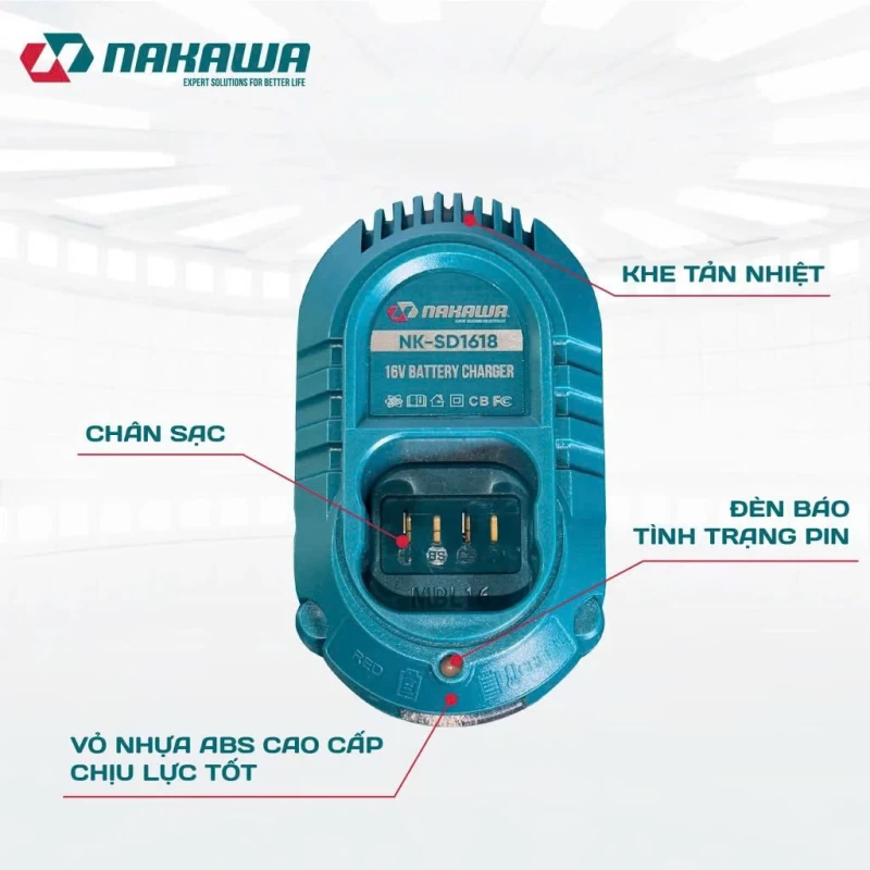 Đế sạc 16V NAKAWA NK-SD1618 - Ảnh 1