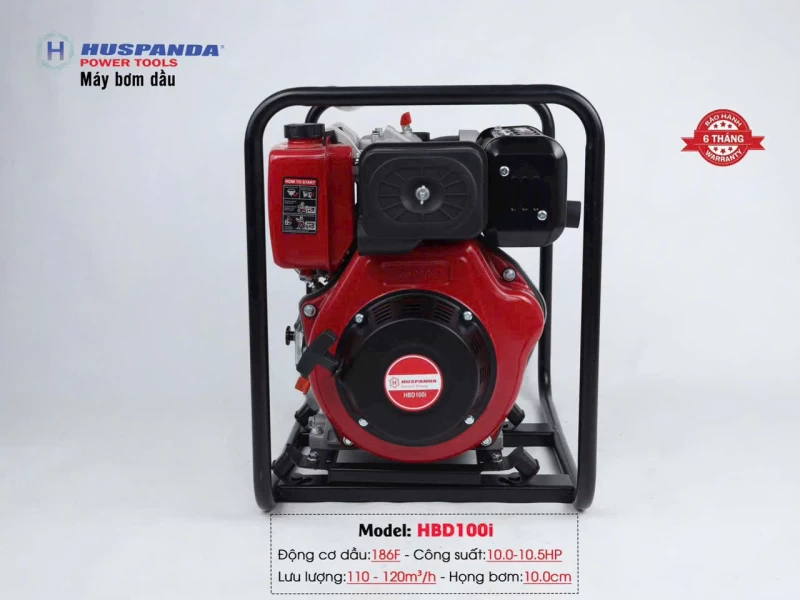 Máy Bơm Dầu Huspanda HBD100i (10Hp - 10.5Hp) - Ảnh 2