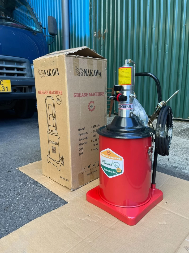 Máy Bơm Mỡ 25L Nakawa BM-25L - Thumbnail 2
