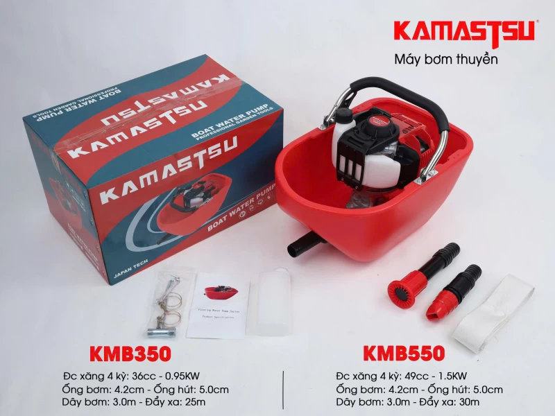 Máy Bơm Thuyền 4 Thì Kamastsu KMB350 - Thumbnail 2