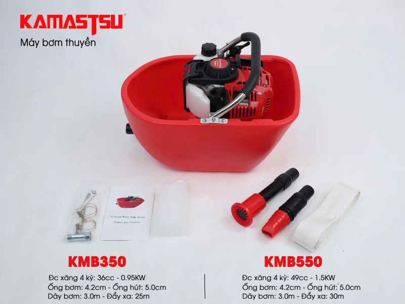 Máy Bơm Thuyền 4 Thì Kamastsu KMB550 - Thumbnail 3