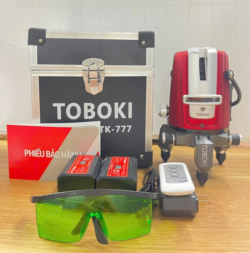 Máy Cân Bằng Laser Toboki TK-777 5 Tia Xanh LD - Thumbnail 2