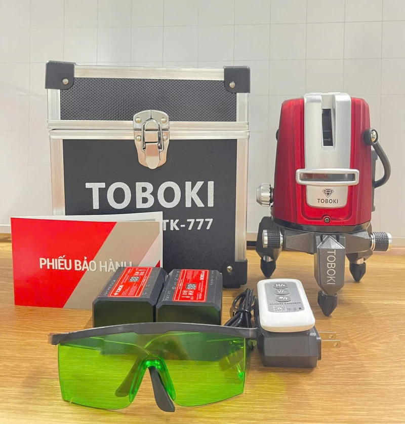 Máy Cân Bằng Laser Toboki TK-777 5 Tia Xanh LD - Thumbnail 7