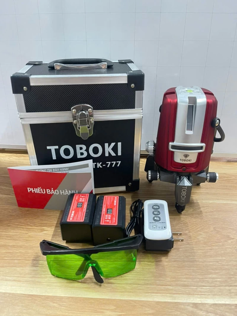 Máy Cân Bằng Laser Toboki TK-777 5 Tia Xanh LD - Thumbnail 3
