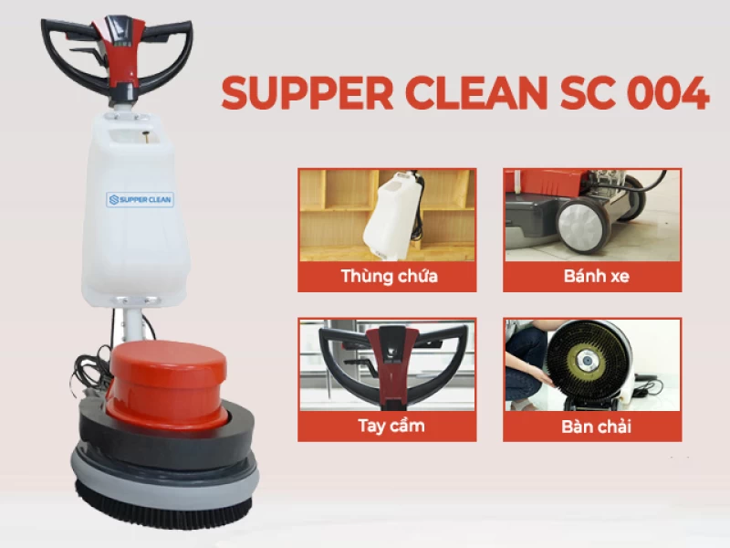 Máy Chà Sàn Tạ Supper Clean SC004 - Thumbnail 4
