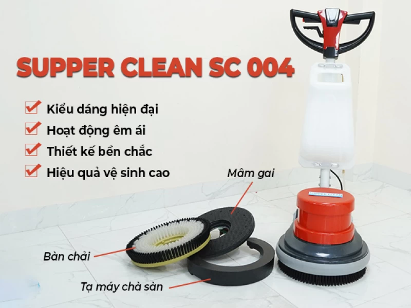 Máy Chà Sàn Tạ Supper Clean SC004 - Thumbnail 2