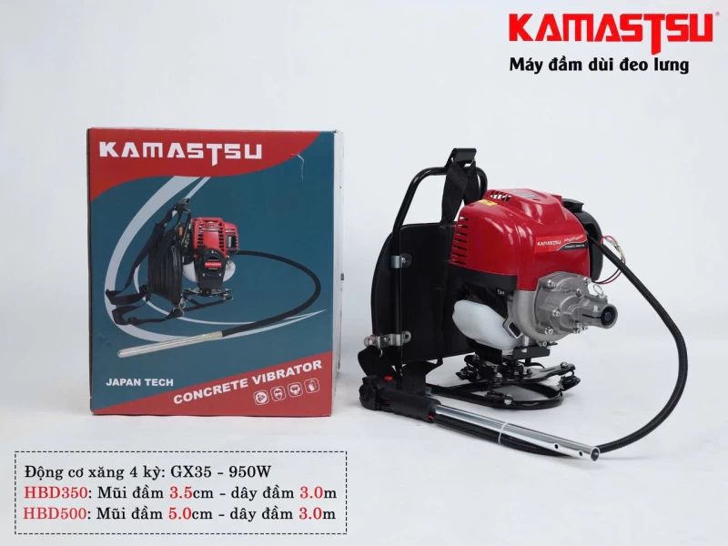 Máy Đầm Dùi Đeo Lưng Kamastsu HBD500 - Ảnh 1