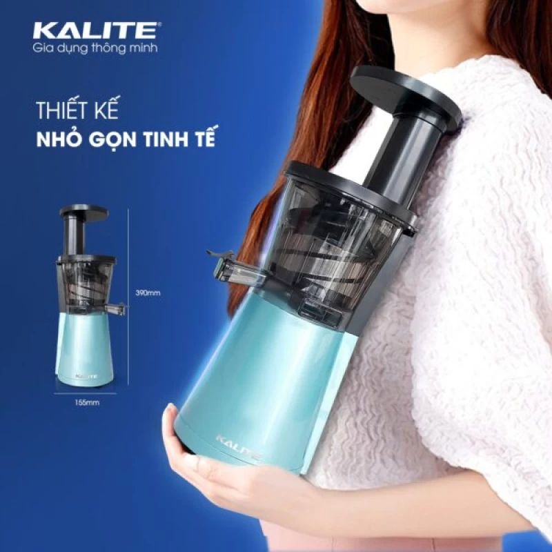 Máy ép chậm KALITE KL-530 nhỏ gọn, kiệt bã, êm ái - Thumbnail 4