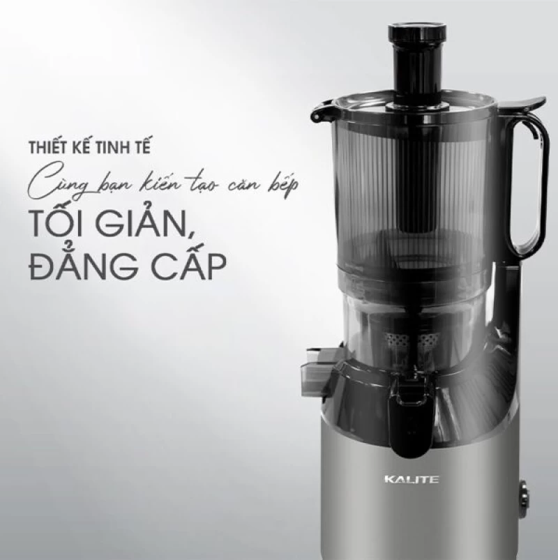 Máy ép chậm KALITE KSJ868 động cơ DC siêu khỏe ép kiệt bã - Ảnh 5