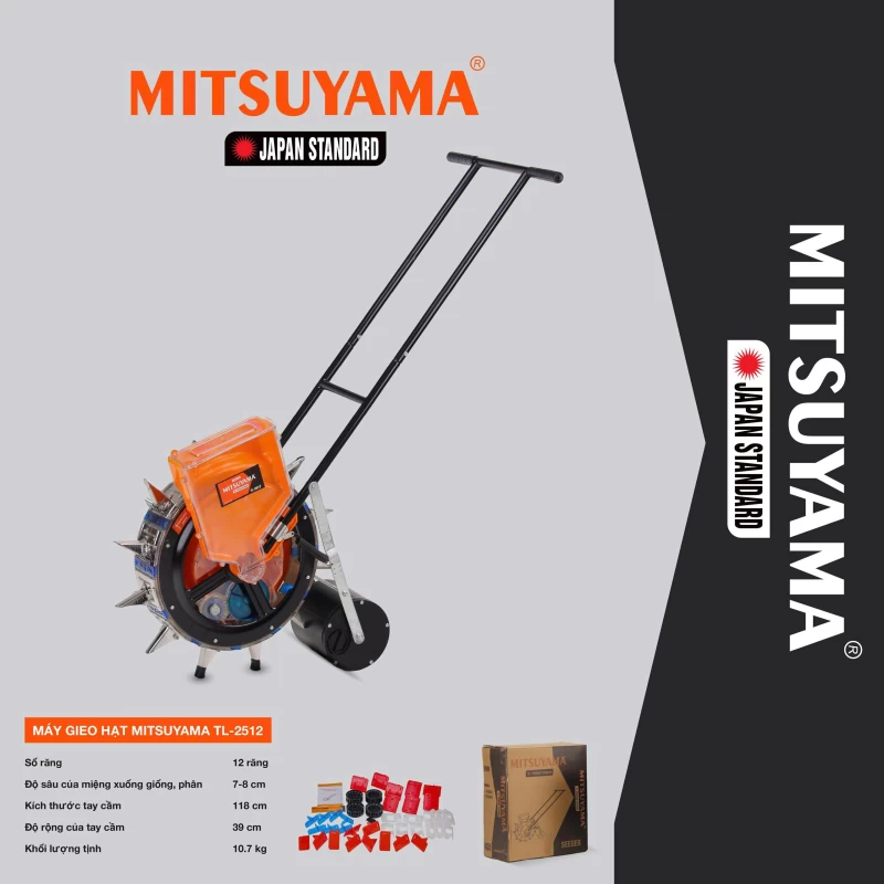 Máy Gieo Hạt 12 Răng Mitsuyama TL-2512 - Thumbnail 1