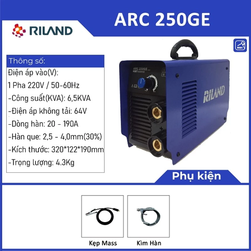MÁY HÀN RILAND ARC 250GE - Thumbnail 4