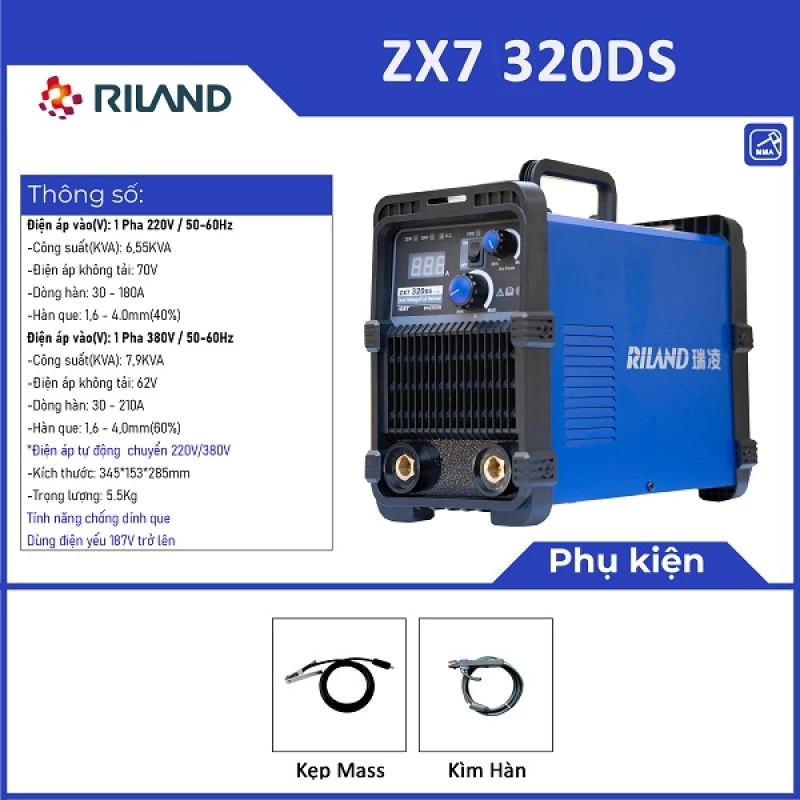 MÁY HÀN RILAND ZX7 320DS - Thumbnail 2