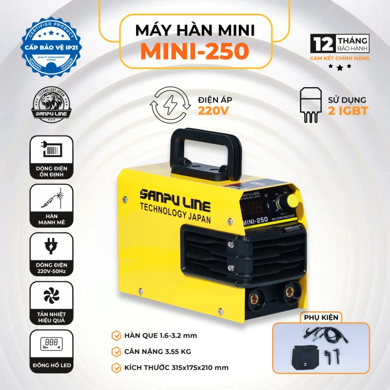 Máy hàn Sanpu Line MINI-250 - Thumbnail 4