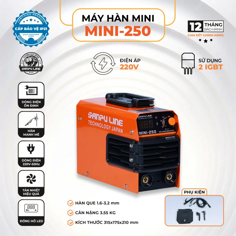 Máy hàn Sanpu Line MINI-250 - Thumbnail 3