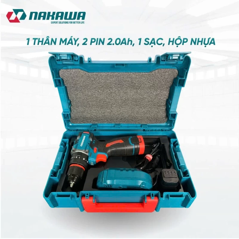 Máy khoan pin 3 chức năng NAKAWA NK-KD1610/60PLUS - Ảnh 6