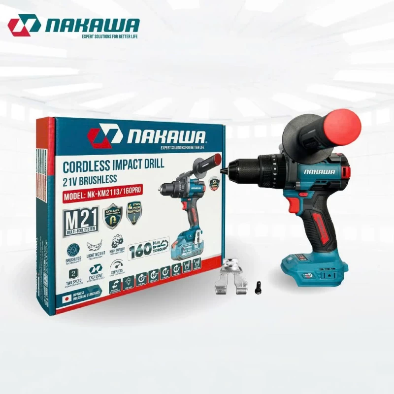 Máy khoan pin 3 chức năng NAKAWA NK-KM2113/160PRO - Ảnh 6