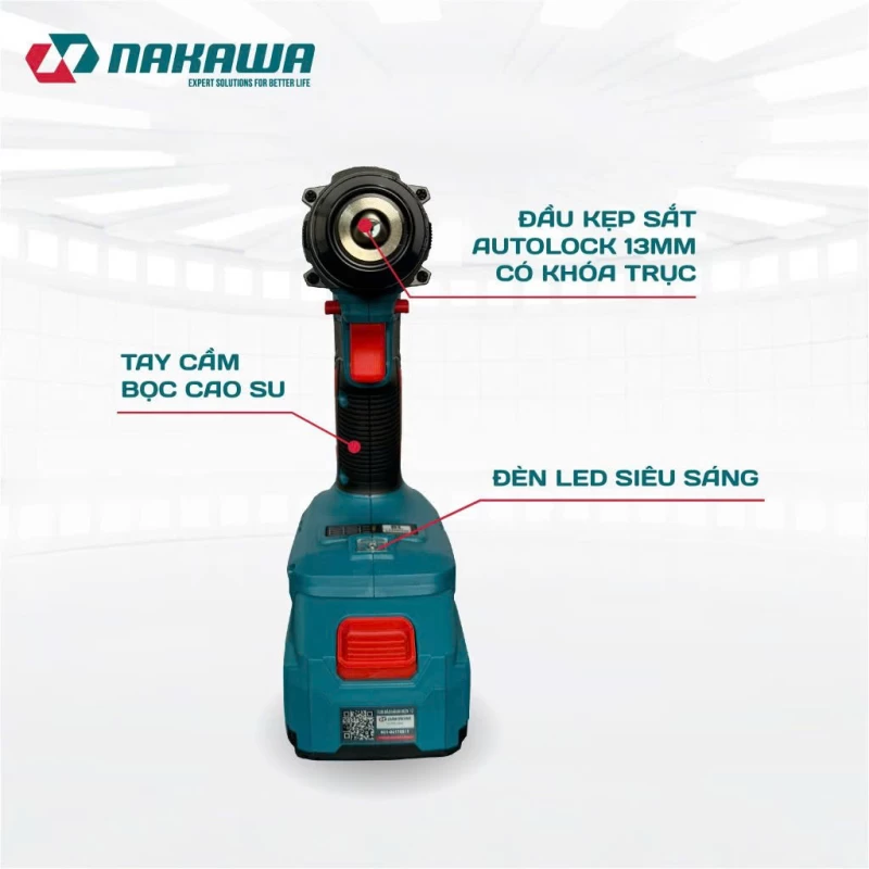 Máy khoan pin 3 chức năng NAKAWA NK-KM2113/70PRO - Ảnh 3