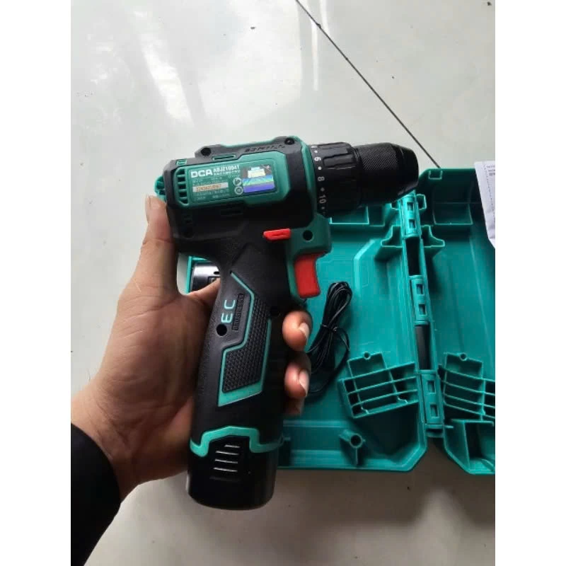 Máy Khoan Vặn Vít Dùng Pin DCA ADJZ1604 (TYPE E) - Thân Máy, 2 Pin 16V 2ah, Sạc, Hộp Nhựa - Thumbnail 4