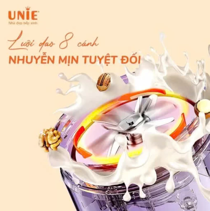 Máy Làm Sữa Hạt Unie UMB10 Dung Tích 1L, 8 Chức Năng Xay Nấu - Thumbnail 6