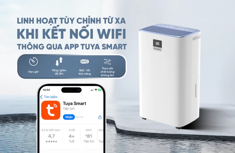 Máy Lọc Không Khí Và Hút Ẩm Kosmen KM-30N - Ảnh 1