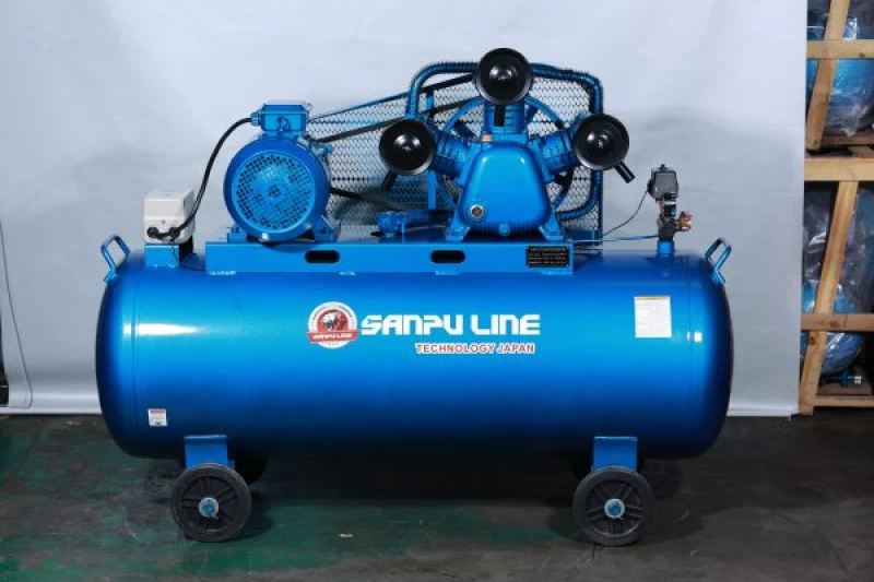 Máy Nén Khí Dây Đai 10Hp 300L Sanpu Line W-0.9/8 380V - Thumbnail 4