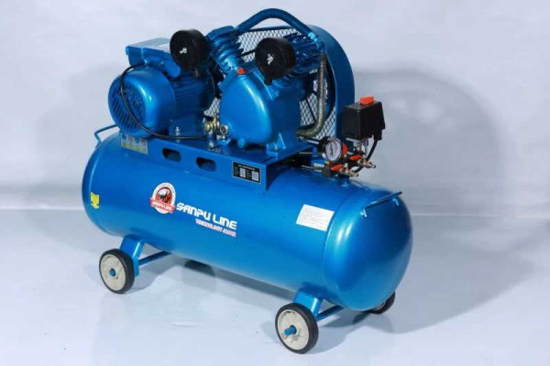 Máy Nén Khí Dây Đai 3Hp 70L Sanpu Line V-0.17/8 - Ảnh 1