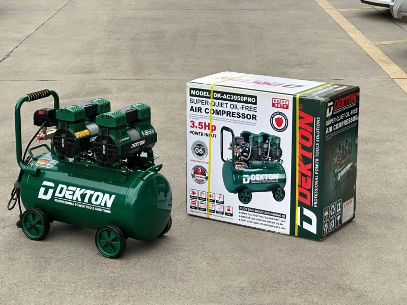 Máy nén khí không dầu Dekton DK-AC3950PRO (50 lít - 3.5 HP) - Ảnh 5