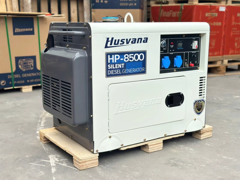 Máy Phát Điện Chạy Dầu 7Kw Husvana HP-8500 - Thumbnail 4