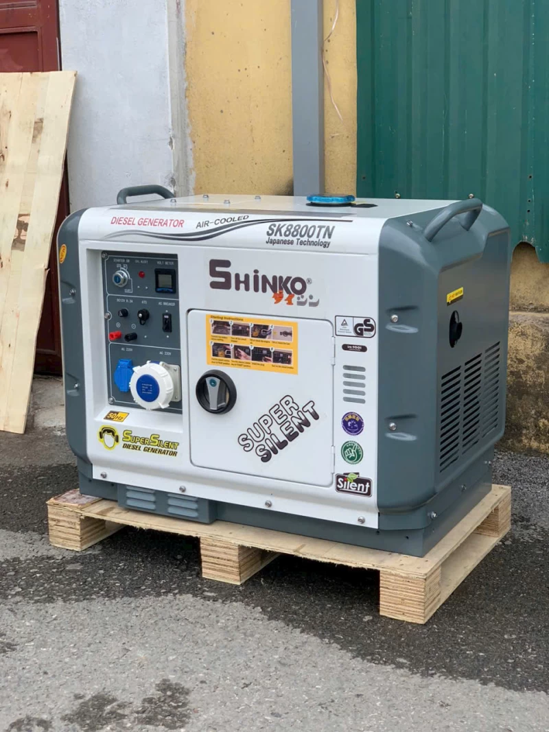 Máy Phát Điện Chạy Dầu 7Kw Shinko SK8800TN - Thumbnail 4
