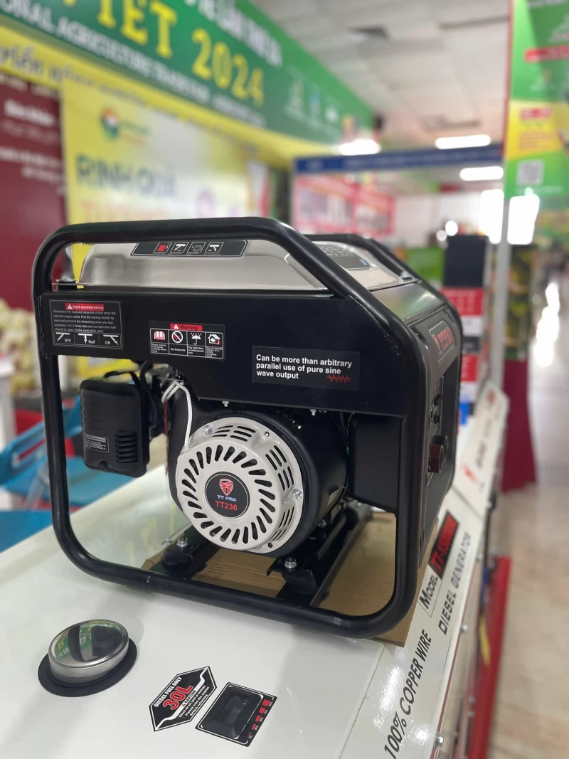 Máy Phát Hàn 230A Chạy Xăng 2.5Kw TTPRO Điện 220V - Thumbnail 2