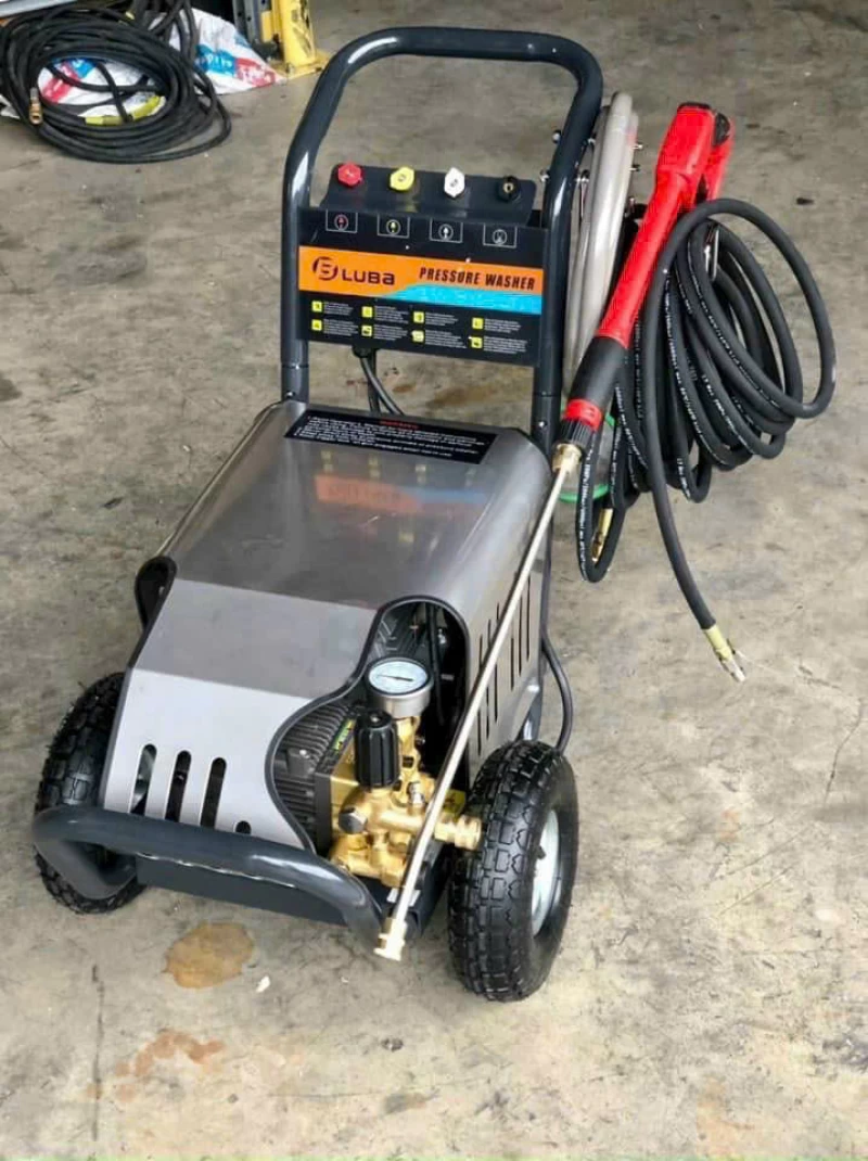 Máy Rửa Xe Cao Áp 4KW Luba LT4T2-1508 380V 3000PSI - Thumbnail 1