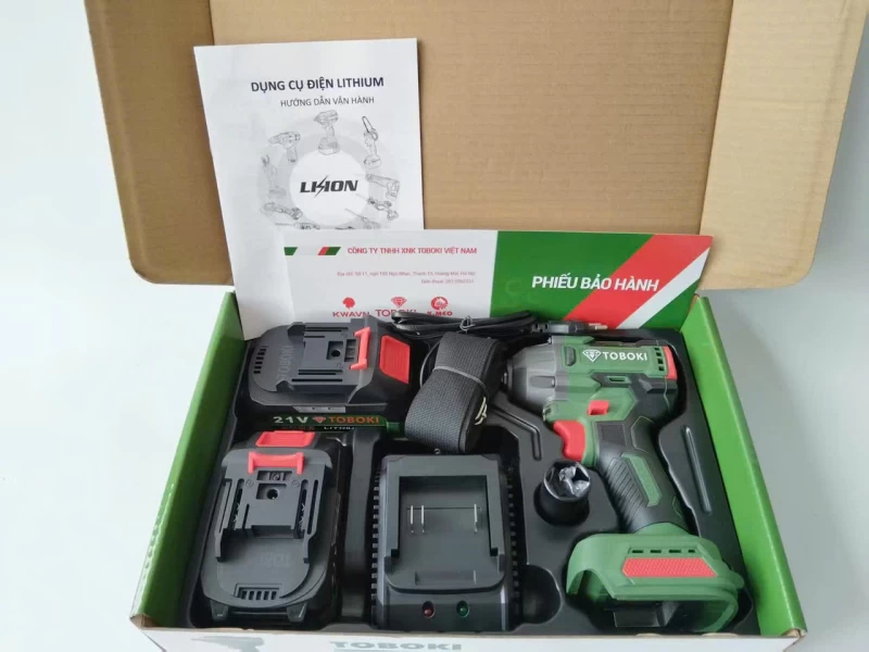 Máy Siết Bu Lông Pin Toboki 21V TK-IW330 - Thumbnail 1