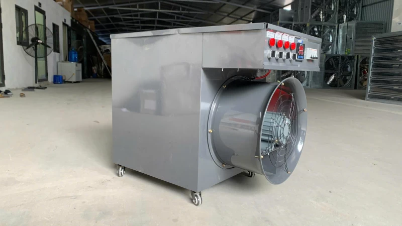 Máy sưởi công nghiệp 30KW dùng điện, diện tích sưởi 300m2 - Ảnh 6