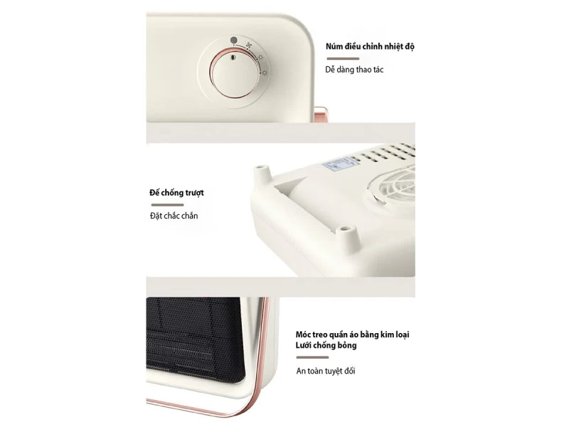 Máy sưởi gốm PTC Creen CR-H38C - Ảnh 1