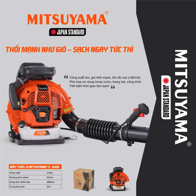 Máy Thổi Lá 2 Thì Mitsuyama TL-9500 - Thumbnail 4
