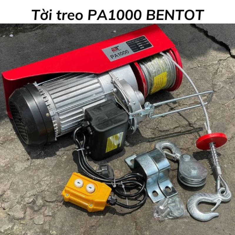 Máy tời treo BENTOT PA1000-40m tải trọng 500-1000kg - Thumbnail 2