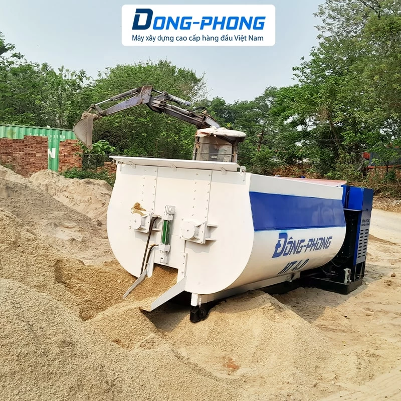 Máy trộn bê tông 2 trục cố định ĐÔNG PHONG 5 khối - Thumbnail 5