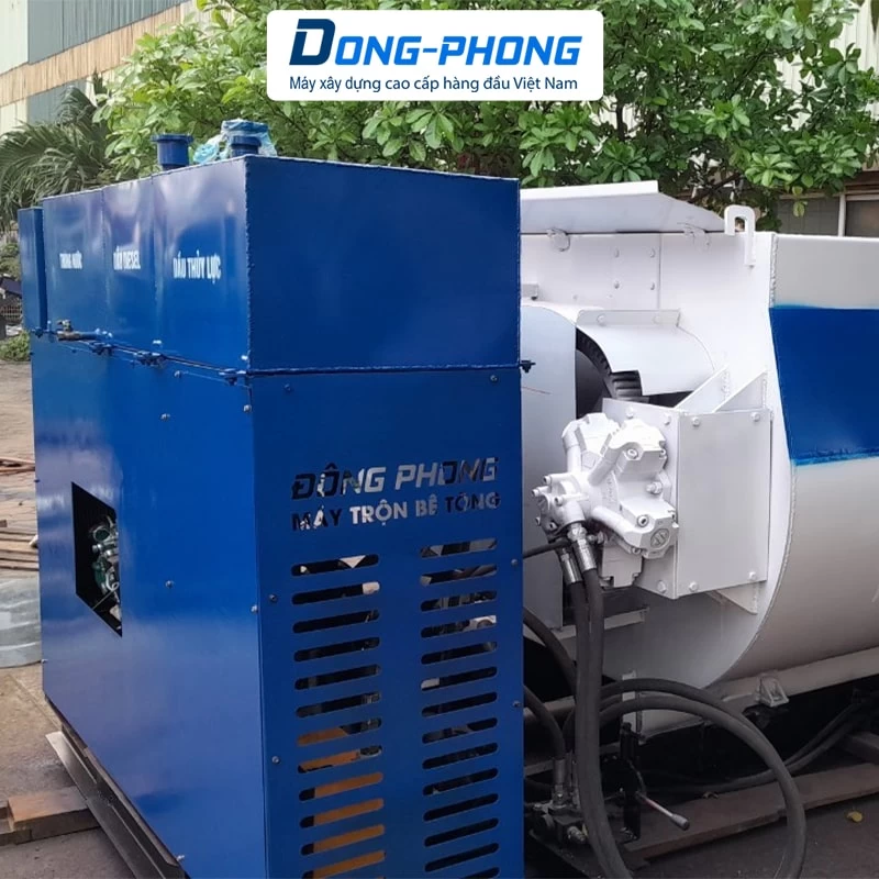 Máy trộn bê tông 2 trục cố định ĐÔNG PHONG 5 khối - Thumbnail 8