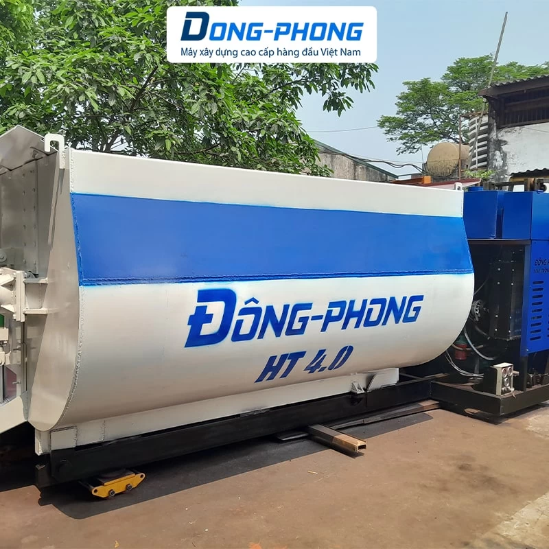 Máy trộn bê tông 2 trục cố định ĐÔNG PHONG 6 khối - Thumbnail 8