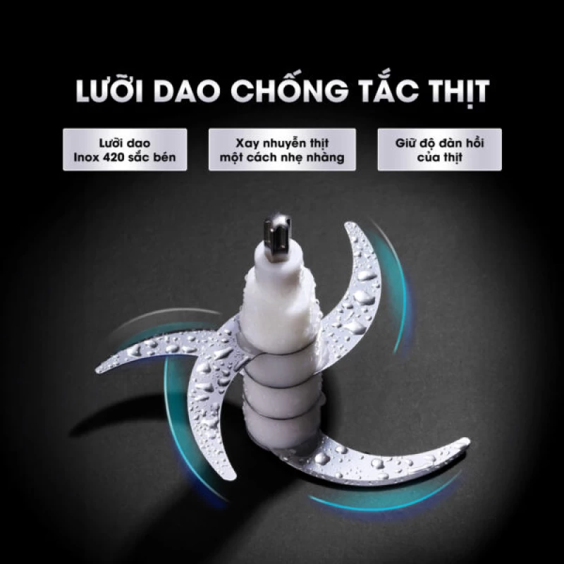 Máy xay thịt KALITE KM355 đa năng dung tích 2L - Thumbnail 9