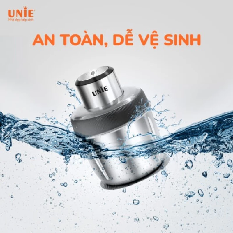 Máy xay thịt Unie UE226 dung tích 2.5L, 2 cối xay đa năng, trục bóc hành, tỏi, đánh ruốc tiện lợi - Thumbnail 3