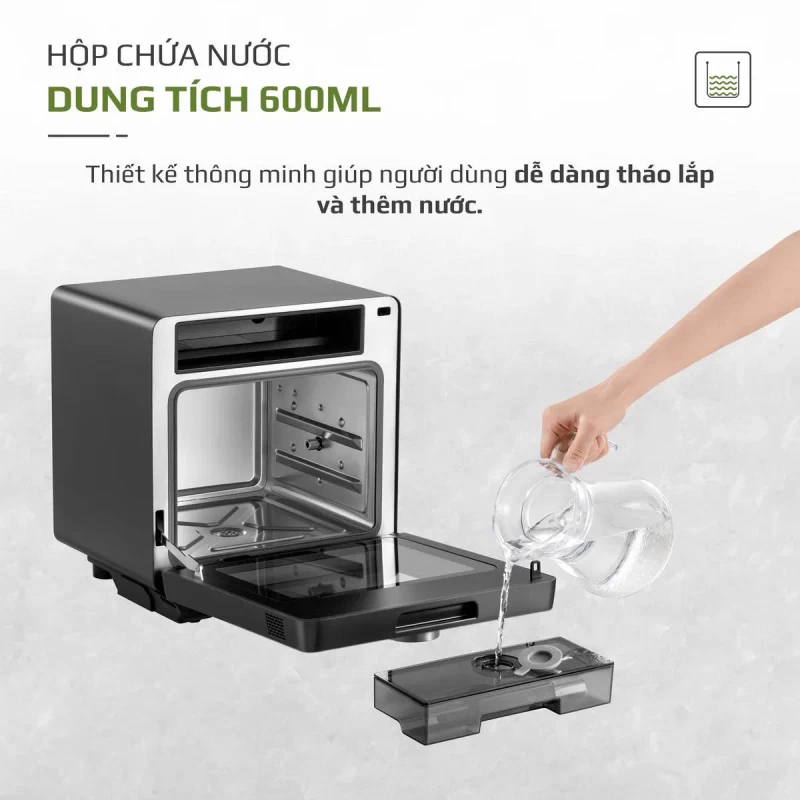 Nồi Chiên Hấp Đa Năng OLIVO SF16 PRO 2025 - 70 Chế Độ Cài Sẵn, Toàn Bộ Khoang Nồi Và Phụ Kiện Bằng Inox 304 Cao Cấp, Dung Tích 16L, Vệ Sinh Dễ Dàng - Thumbnail 26