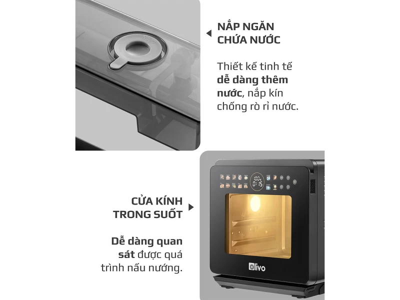 Nồi chiên hấp đa năng Olivo SF1600 - 16 lít - Ảnh 6