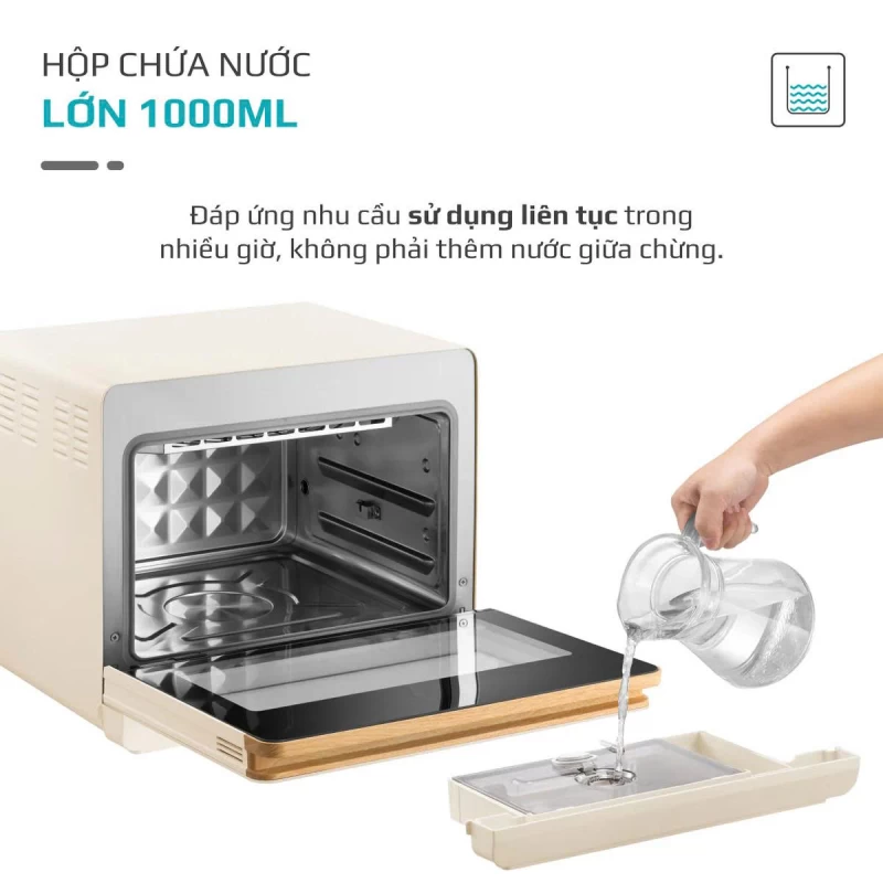 Nồi Chiên Hấp Đa Năng OLIVO SF20 PRO - Dung tích vượt trội 20L, Ứng dụng công nghệ hiện đại bậc nhất - Hấp Nano Steam/Chiên Eco Fry, 70 Chế Độ Cài Sẵn,Vệ Sinh Dễ Dàng - Thumbnail 6