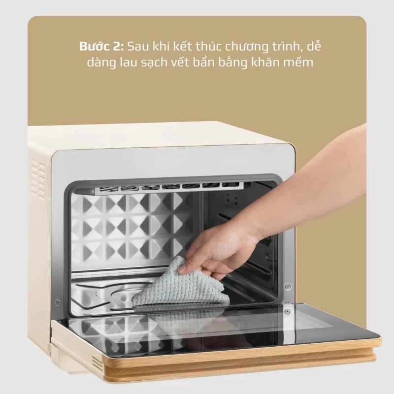 Nồi Chiên Hấp Đa Năng OLIVO SF20 PRO - Dung tích vượt trội 20L, Ứng dụng công nghệ hiện đại bậc nhất - Hấp Nano Steam/Chiên Eco Fry, 70 Chế Độ Cài Sẵn,Vệ Sinh Dễ Dàng - Thumbnail 24