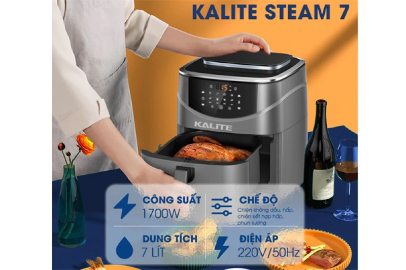 Nồi chiên hơi nước Kalite Steam 7 - Ảnh 1