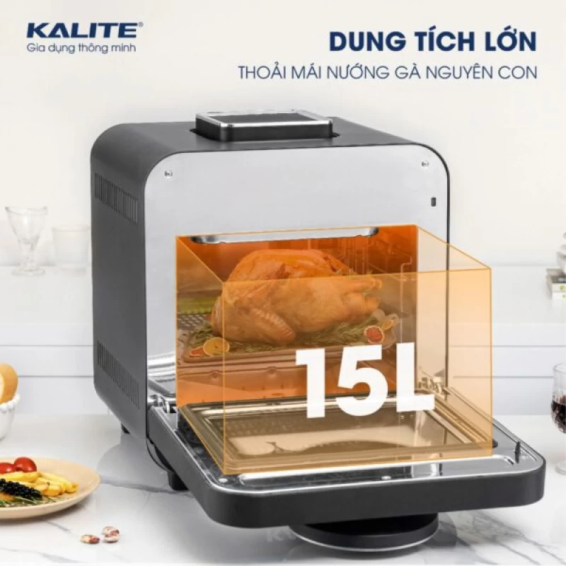 Nồi chiên hơi nước KALITE STEAM STAR 15 lít, đa năng - Thumbnail 6
