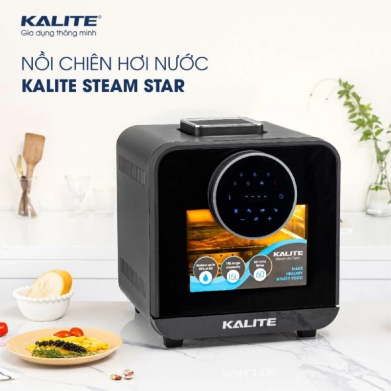 Nồi chiên hơi nước KALITE STEAM STAR 15 lít, đa năng - Thumbnail 8