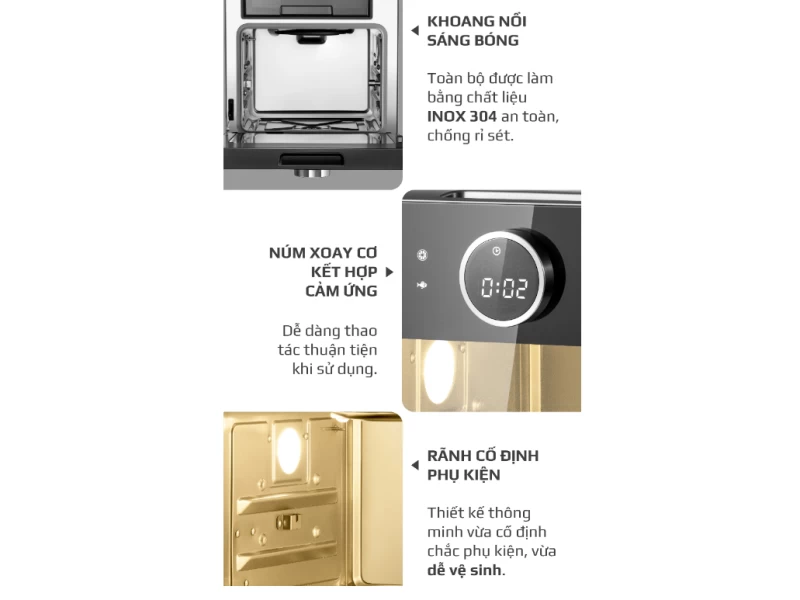 Nồi chiên hơi nước Olivo SF16 Pro - Ảnh 12